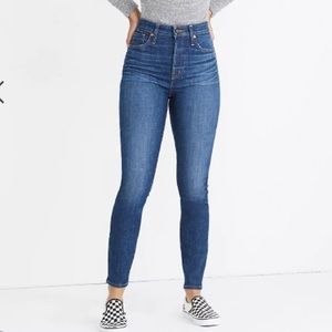 Madewell Curvy High Rise Skinny Jeans 33 Tall